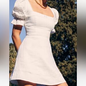 NWT Reformation Evianna Linen Dress